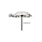 Titanium Threadless Low Profile 3D Corrugated Land Turtle Top