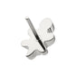 Titanium Threadless Low Profile 3D Sea Turtle Top with Prong Set Oval Gem