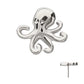 Titanium Threadless Low Profile 3D Octopus Top