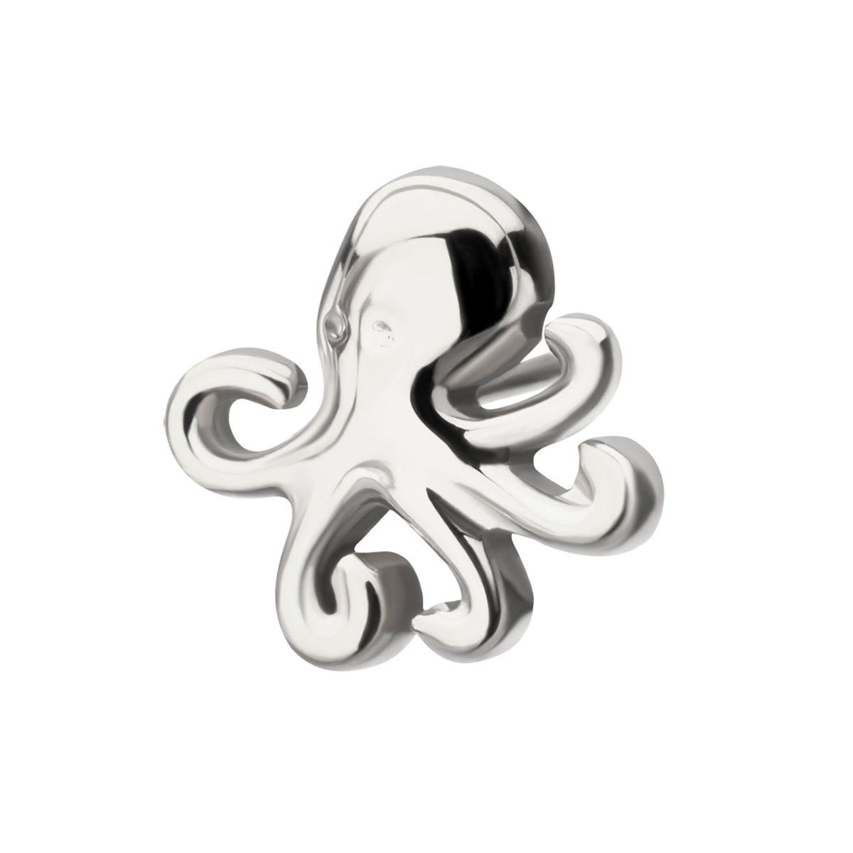 Titanium Threadless Low Profile 3D Octopus Top