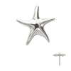 Titanium Threadless Low Profile 3D Starfish Top