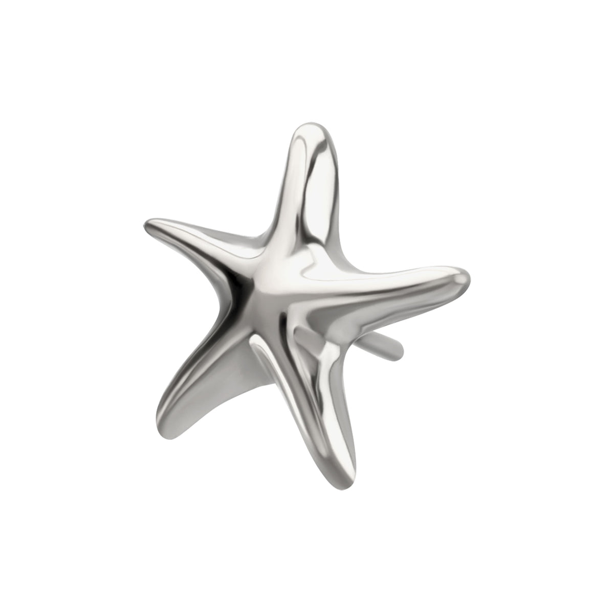 Titanium Threadless Low Profile 3D Starfish Top
