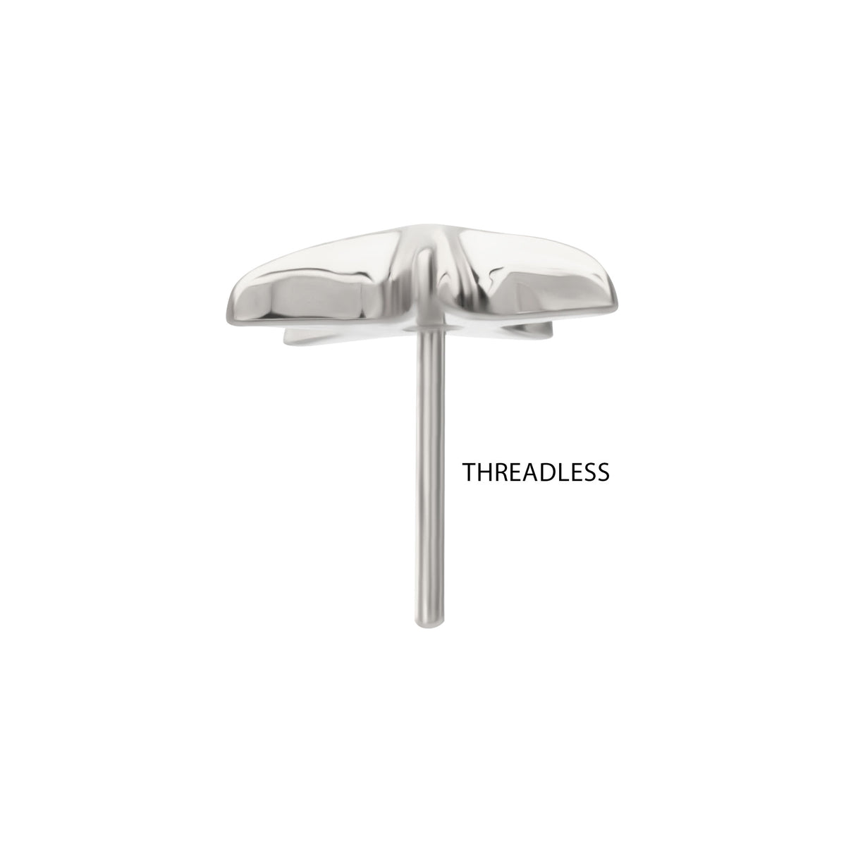 Titanium Threadless Low Profile 3D Starfish Top