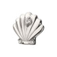Titanium Threadless Low Profile 3D Shell Top with Prong Set Gem
