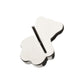 Titanium Threadless Prong Set Gem Teddy Bear Top