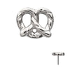 Titanium Threadless Twisted Pretzel Top