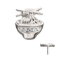 Titanium Threadless Pave Gem Ramen Top
