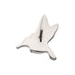 Titanium Threadless Prong Set Teardrop Gem Hummingbird Top