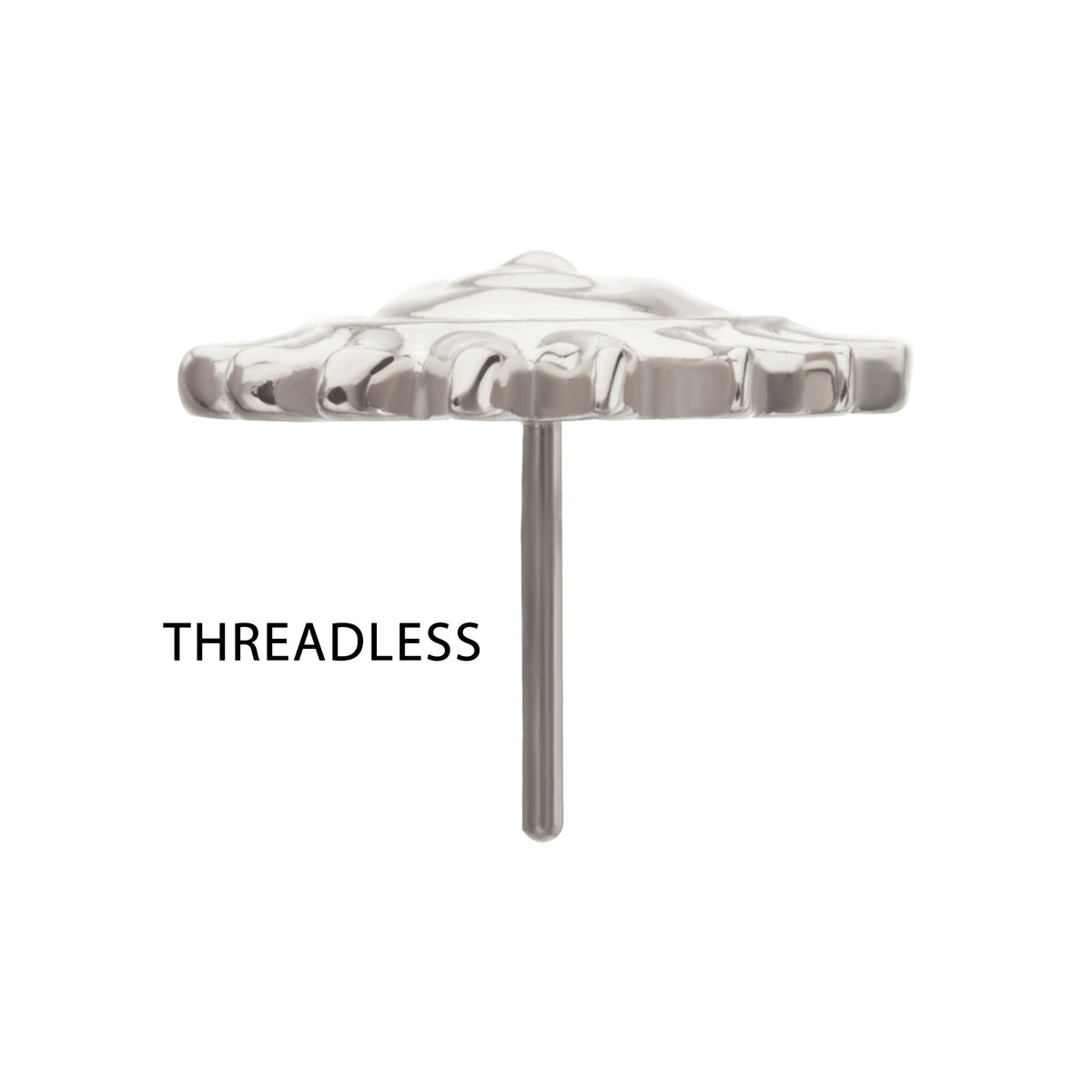 Titanium Threadless Sun Face Top