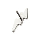 Titanium Threadless Lightning Bolt Top with Prong Set Gem