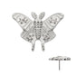 Titanium Threadless Prong Set Gem Luna Moth Top