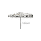 Titanium Threadless Prong Set Gem Luna Moth Top