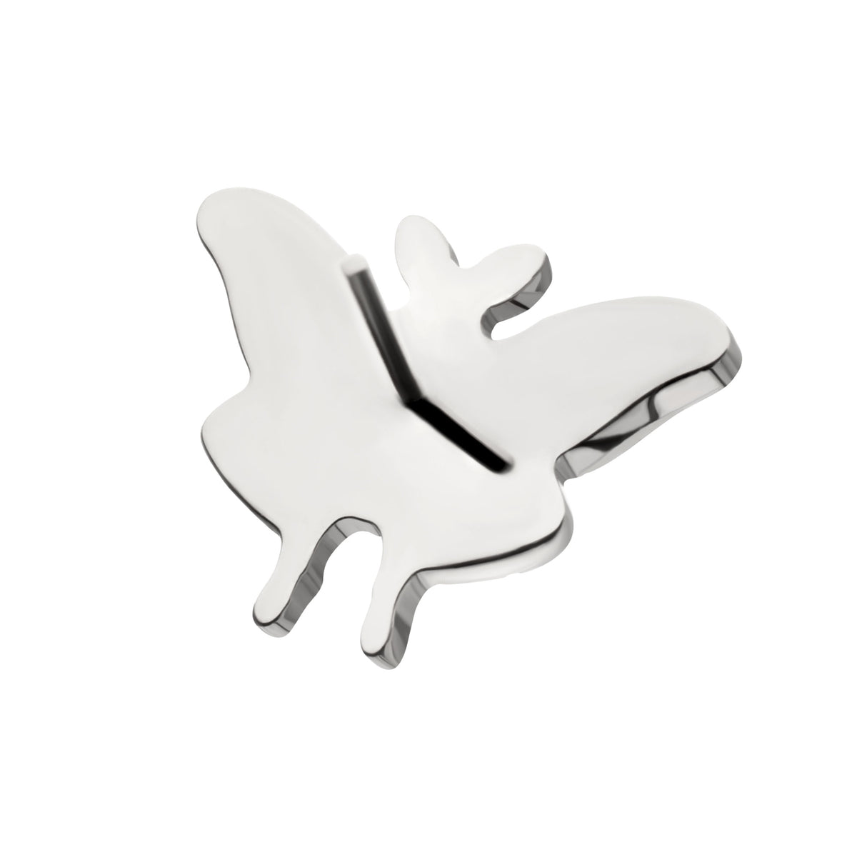 Titanium Threadless Prong Set Gem Luna Moth Top