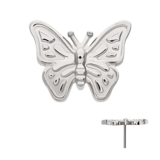 Titanium Threadless Butterfly Top