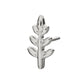 Titanium Threadless Fern Leaf Top