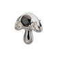 Titanium Threadless Prong Set Triple Gem Mushroom Top