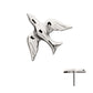 Titanium Threadless Flying Swallow Top