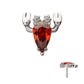 Titanium Threadless Prong Set Gem Lobster Top