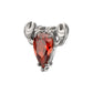 Titanium Threadless Prong Set Gem Lobster Top