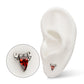 Titanium Threadless Prong Set Gem Lobster Top