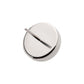 Titanium Threadless Bezel Set Natural Amethyst Stone Top