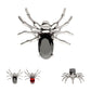 Titanium Threadless Spider Top with 4-Prong Oval CZ