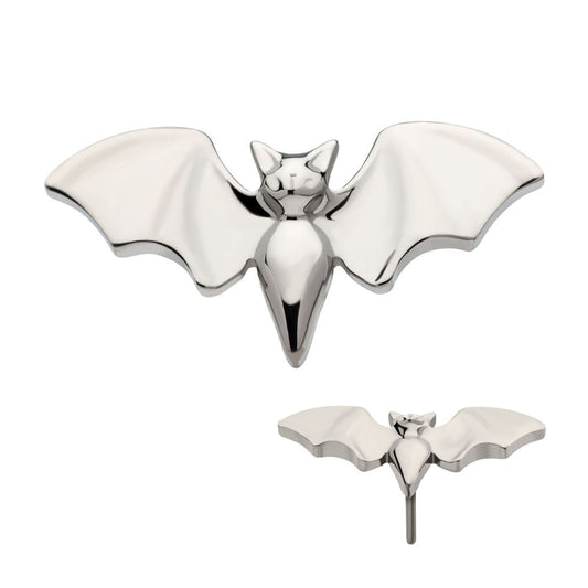 Titanium Threadless Bat with Open Wings Top