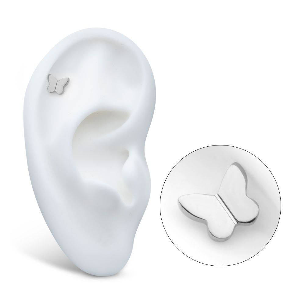 Titanium Threadless Butterfly Top