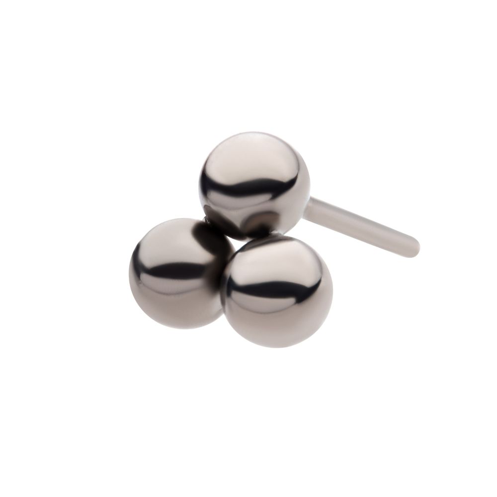 Titanium Threadless Trinity Ball Top