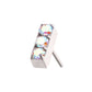 Titanium Threadless Prong Set Crystal/CZ/Opal 3-Cluster Bar Top