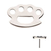 Titanium Threadless Brass Knuckle Top