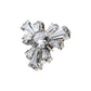 Titanium Threadless Round & Baguette Cluster Gem Radiant Beam Top