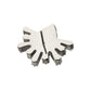 Titanium Threadless Teardrop & Baguette Cluster Gem Sunray Top