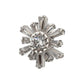 Titanium Threadless Round & Baguette Cluster Gem Sunburst Top