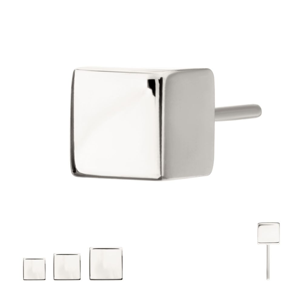 Titanium Threadless 3D Cube Top