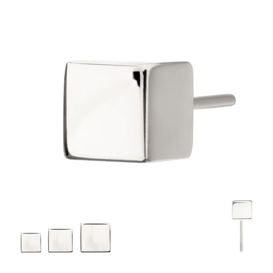 Titanium Threadless 3D Cube Top