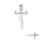 Titanium Threadless Dagger with Lightning Blade Top