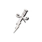 Titanium Threadless Dagger with Lightning Blade Top