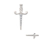 Titanium Threadless Dagger with 6-Gem Blade Top