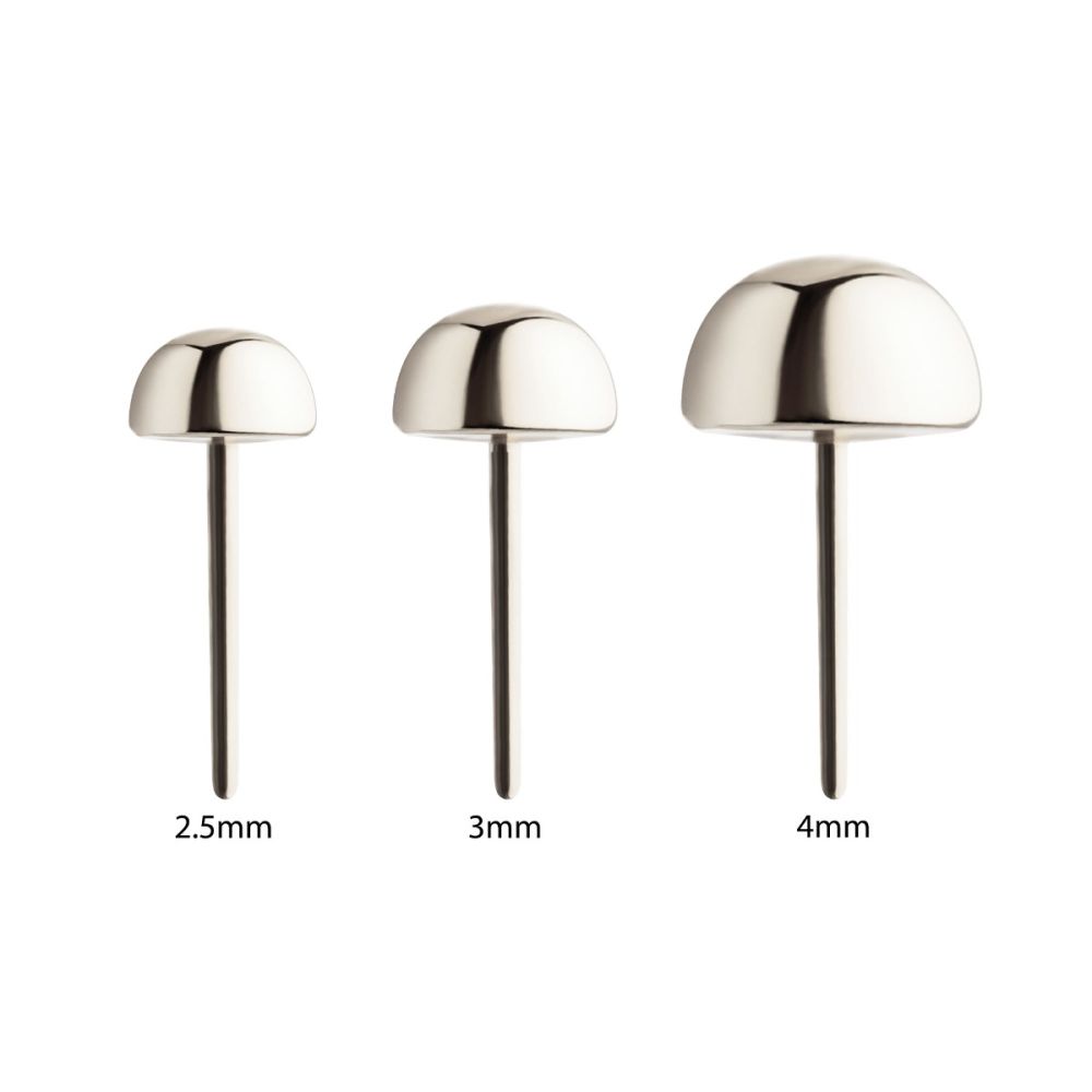 Titanium Threadless Dome Top