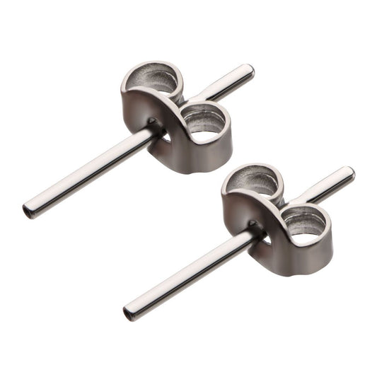 Titanium Threadless Butterfly Ear Post
