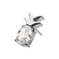 Titanium Threadless Prong Set Gem Pineapple Top