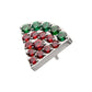 Titanium Threadless Prong Set Gem Watermelon Top