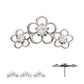 Titanium Threadless Triple Cut Out Cherry Blossom Flower Top with Prong Set Gem