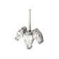 Titanium-Threadless Vertical Helix V-Prong Pear Trio Blossom Cluster Top