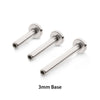 Titanium Threadless Labret 3mm Base
