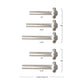 Titanium Threadless Bezel Gem Back Duality Labret (Base Only)
