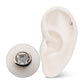 Titanium Threadless Bezel Gem Back Duality Labret (Base Only)
