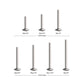 Titanium Threadless High Polish Mirror Finish 2.5mm Dome Labret Base