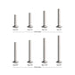Titanium Threadless High Polish Mirror Finish 2.5mm Dome Labret Base
